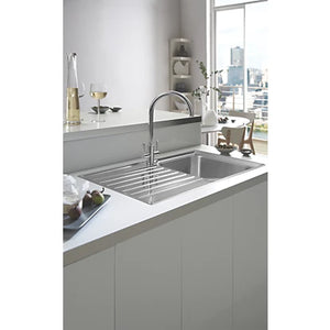 Franke Ascona sink-mounted mono mixer kitchen tap chrome