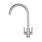 Franke Ascona sink-mounted mono mixer kitchen tap chrome